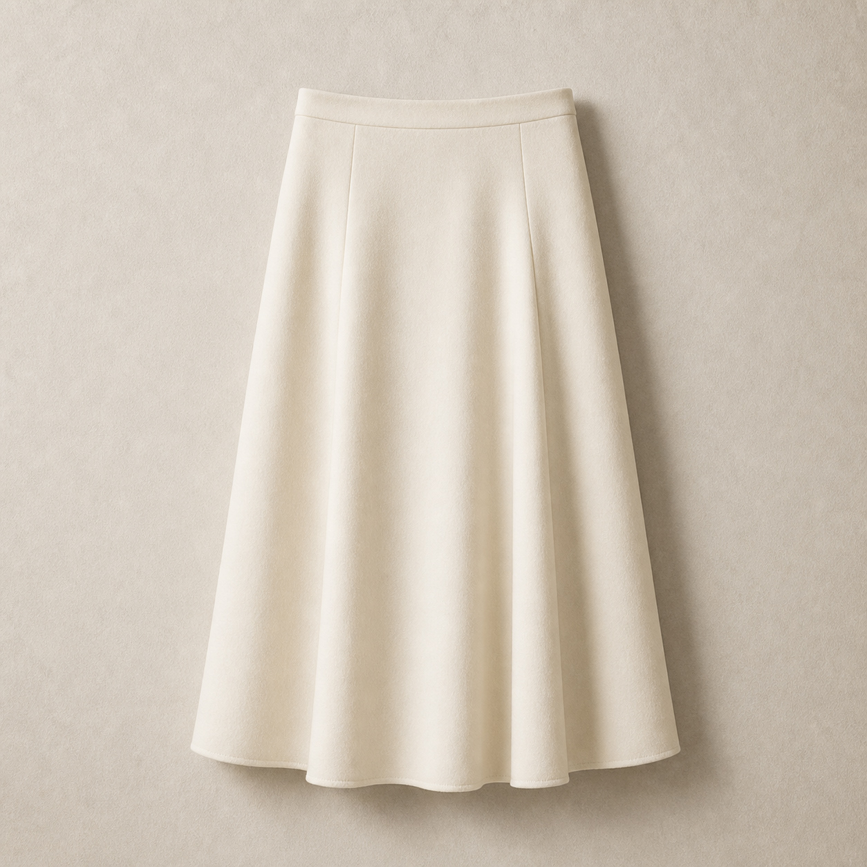 Gonna midi · Crema